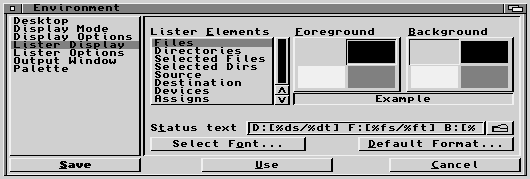 ListerDisplay