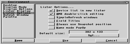 ListerOptions