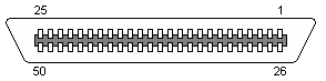 50 PIN CENTRONICS FEMALE